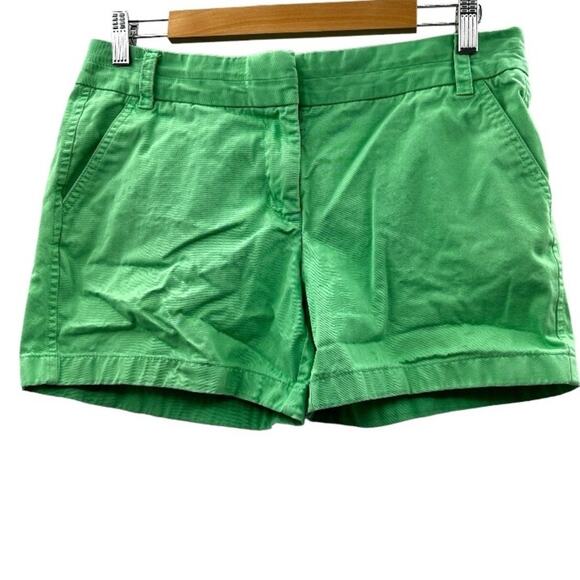 J. Crew Chino Mid Rise 100% Cotton Shorts Size 8 - Picture 1 of 8